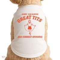 Sorry For Having Great Tits Funny Feminism Doggie Tank thumb 0
