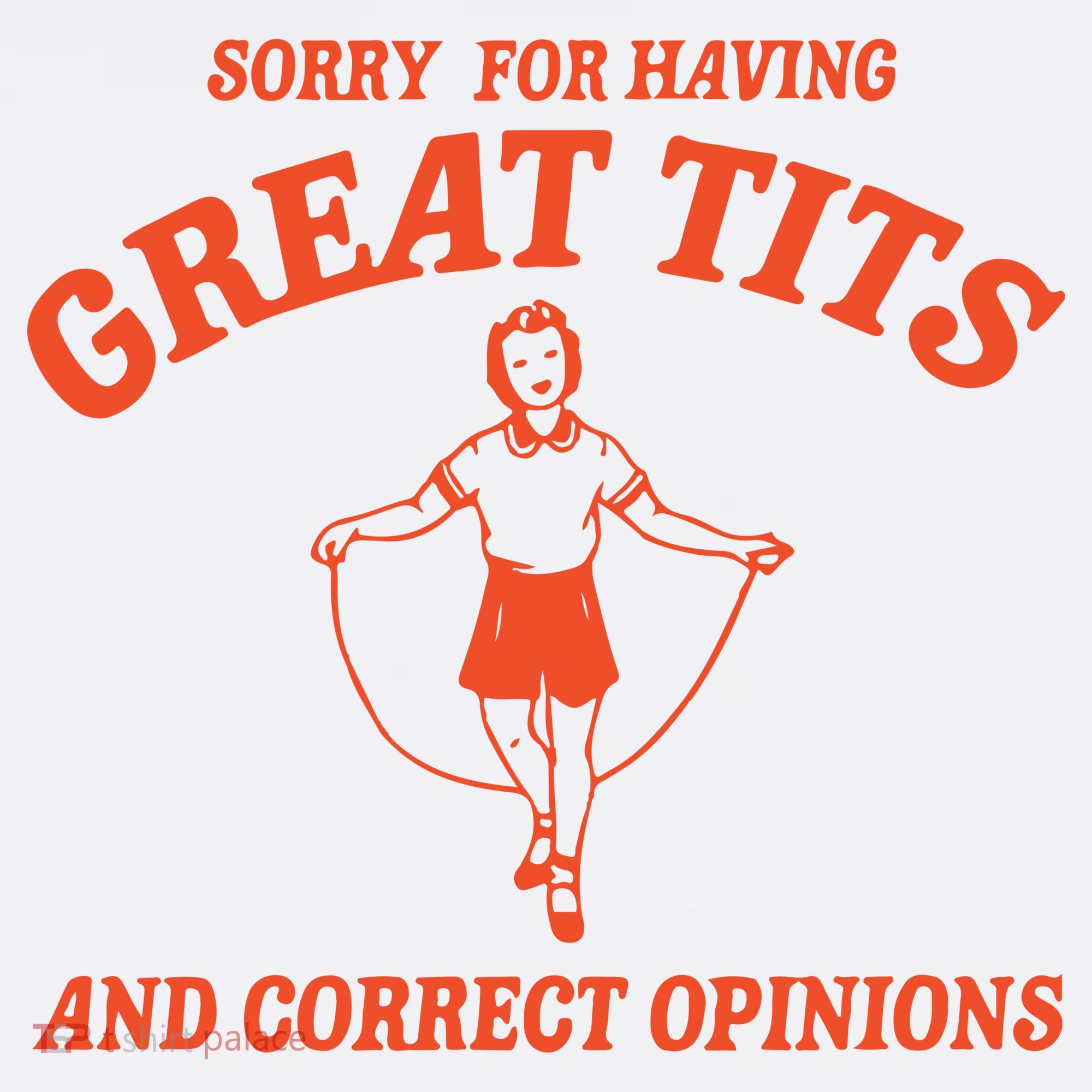 Sorry For Having Great Tits Funny Feminism Apron