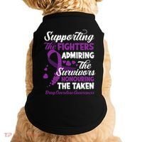 Support Fighters Honouring Taken Drug Overdose Awareness Doggie Tank thumb 0