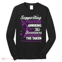 Support Fighters Honouring Taken Drug Overdose Awareness Long Sleeve Shirt thumb 0
