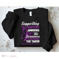 Support Fighters Honouring Taken Drug Overdose Awareness Sweatshirt thumb 2
