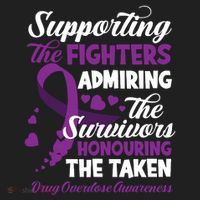 Support Fighters Honouring Taken Drug Overdose Awareness Tumbler thumb 3