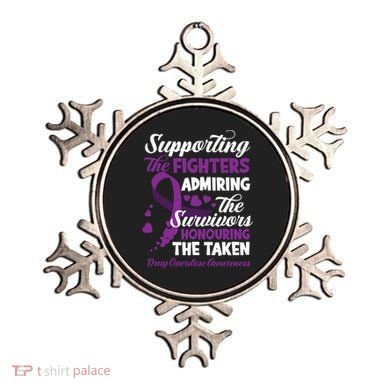 Support Fighters Honouring Taken Drug Overdose Awareness Ornament