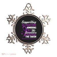 Support Fighters Honouring Taken Drug Overdose Awareness Ornament thumb 0