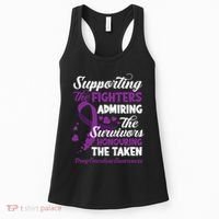 Support Fighters Honouring Taken Drug Overdose Awareness Women's Tank Top thumb 0