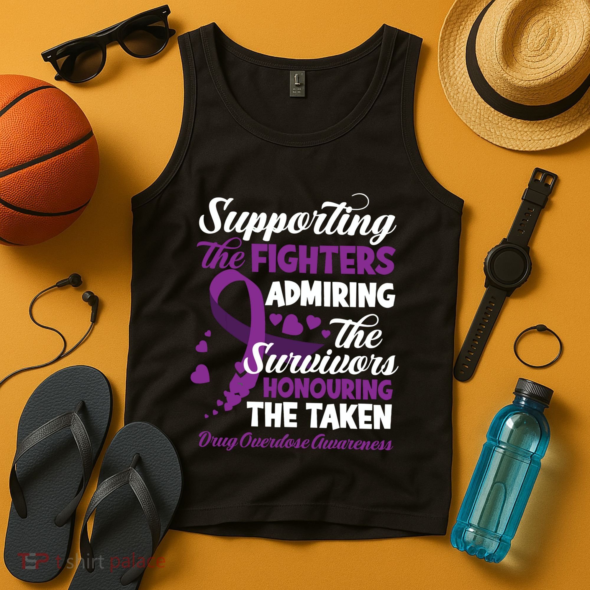 Support Fighters Honouring Taken Drug Overdose Awareness Tank Top