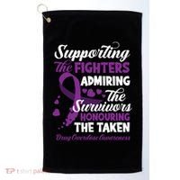 Support Fighters Honouring Taken Drug Overdose Awareness Golf Towel thumb 0