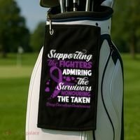 Support Fighters Honouring Taken Drug Overdose Awareness Golf Towel thumb 2