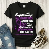 Support Fighters Honouring Taken Drug Overdose Awareness Women's T-Shirt thumb 3