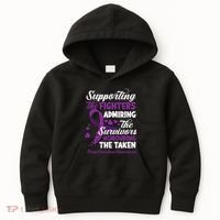 Support Fighters Honouring Taken Drug Overdose Awareness Kids Hoodie thumb 0