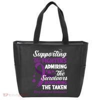 Support Fighters Honouring Taken Drug Overdose Awareness Tote Bag thumb 0