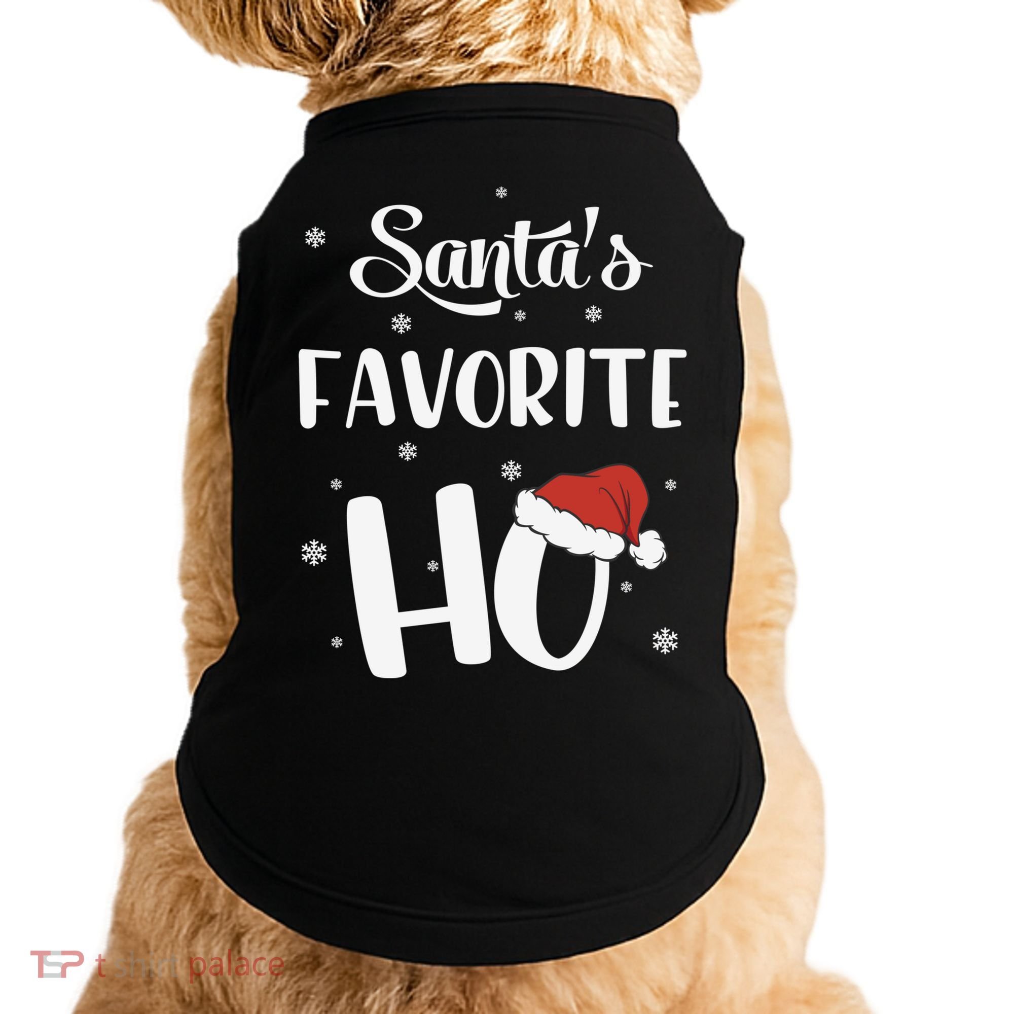 Santas Favorite Ho Funny Christmas Meaningful Gift Doggie Tank