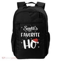 Santas Favorite Ho Funny Christmas Meaningful Gift Backpack thumb 0