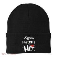 Santas Favorite Ho Funny Christmas Meaningful Gift Beanie thumb 0