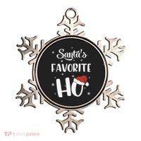 Santas Favorite Ho Funny Christmas Meaningful Gift Ornament thumb 0