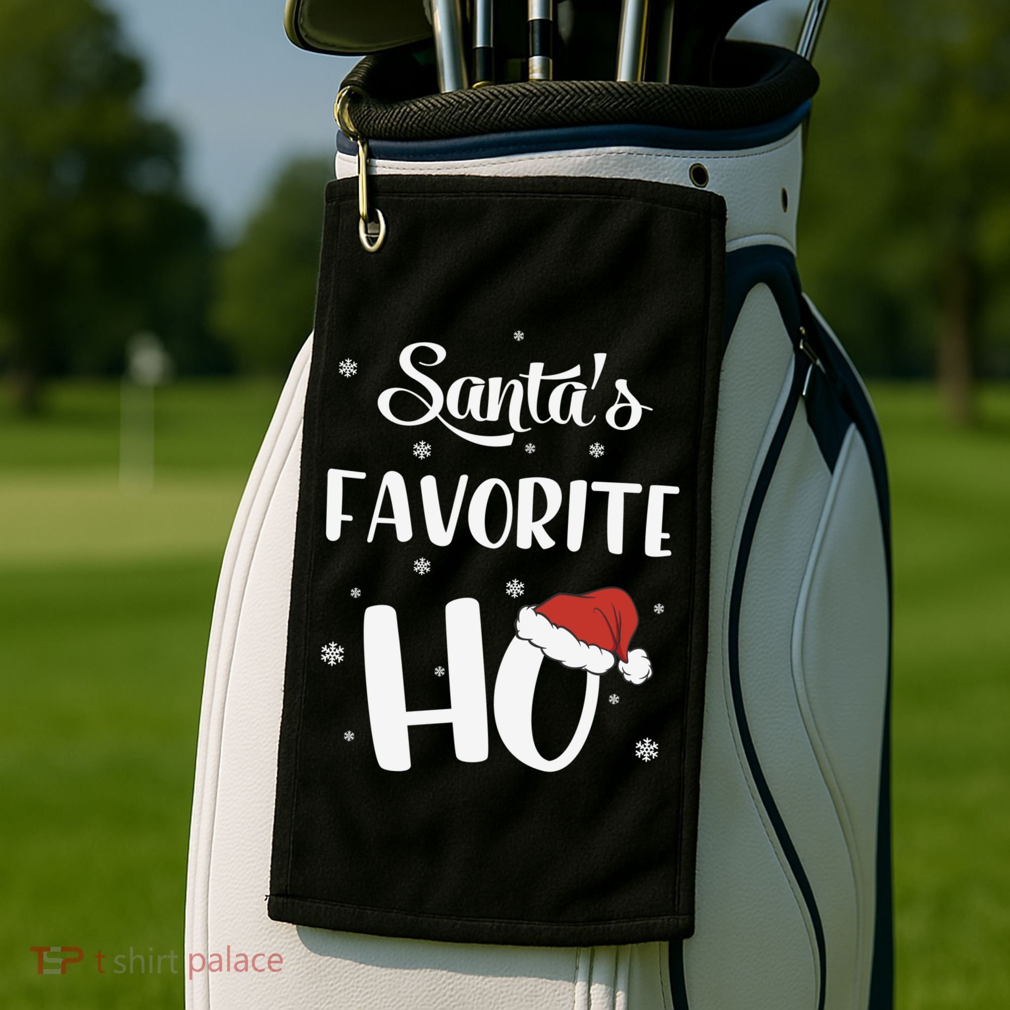 Santas Favorite Ho Funny Christmas Meaningful Gift Golf Towel