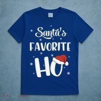 Santas Favorite Ho Funny Christmas Meaningful Gift T-Shirt thumb 5