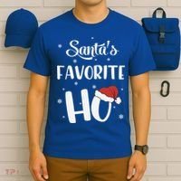 Santas Favorite Ho Funny Christmas Meaningful Gift T-Shirt thumb 6