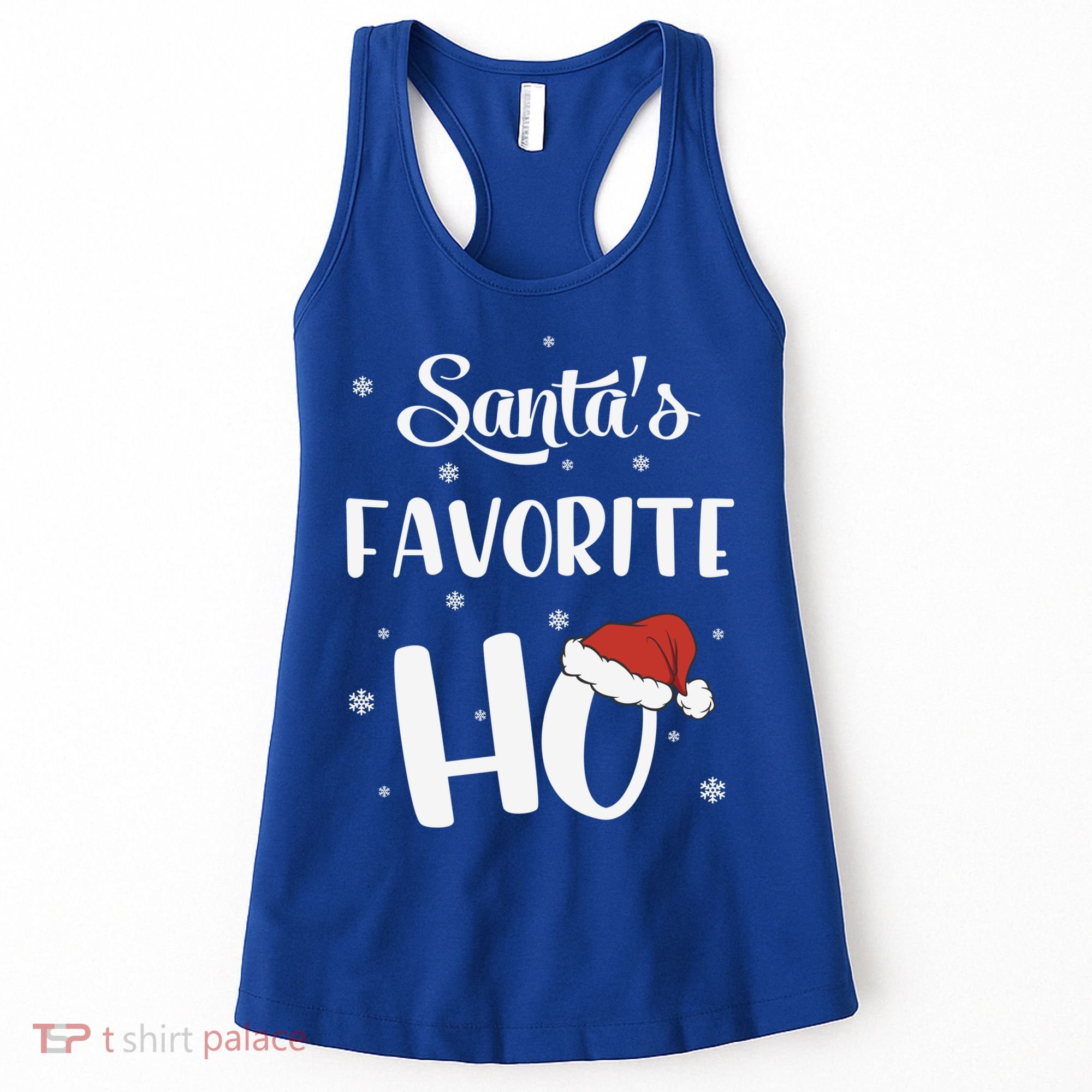 Santas Favorite Ho Funny Christmas Meaningful Gift Women's Tank Top