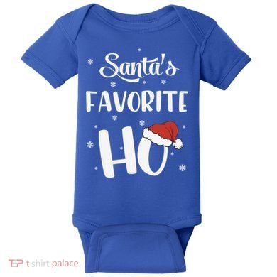 Santas Favorite Ho Funny Christmas Meaningful Gift Baby Bodysuit