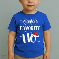 Santas Favorite Ho Funny Christmas Meaningful Gift Toddler T-Shirt thumb 2