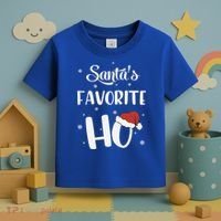 Santas Favorite Ho Funny Christmas Meaningful Gift Toddler T-Shirt thumb 3