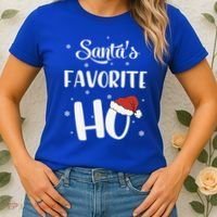 Santas Favorite Ho Funny Christmas Meaningful Gift Women's T-Shirt thumb 2