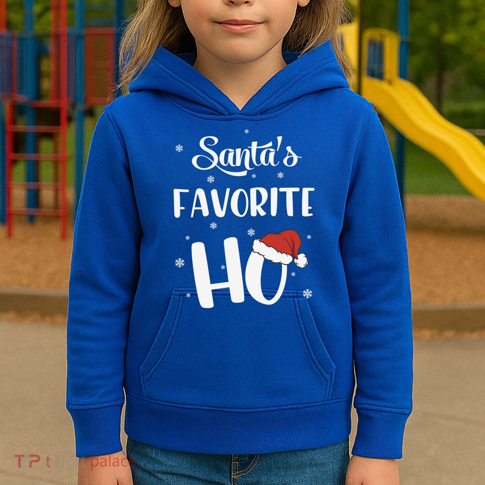 Santas Favorite Ho Funny Christmas Meaningful Gift Kids Hoodie