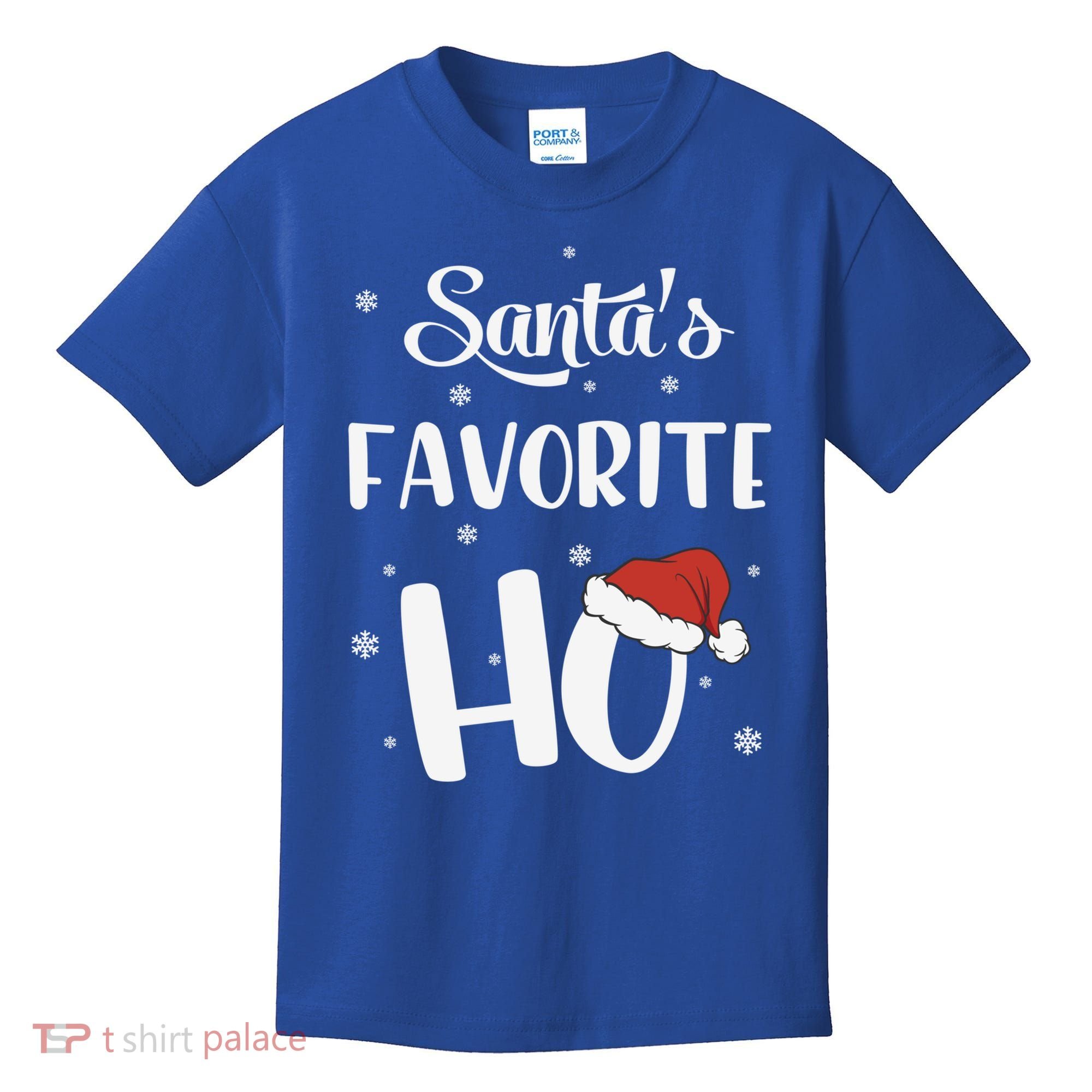 Santas Favorite Ho Funny Christmas Meaningful Gift Kids T-Shirt