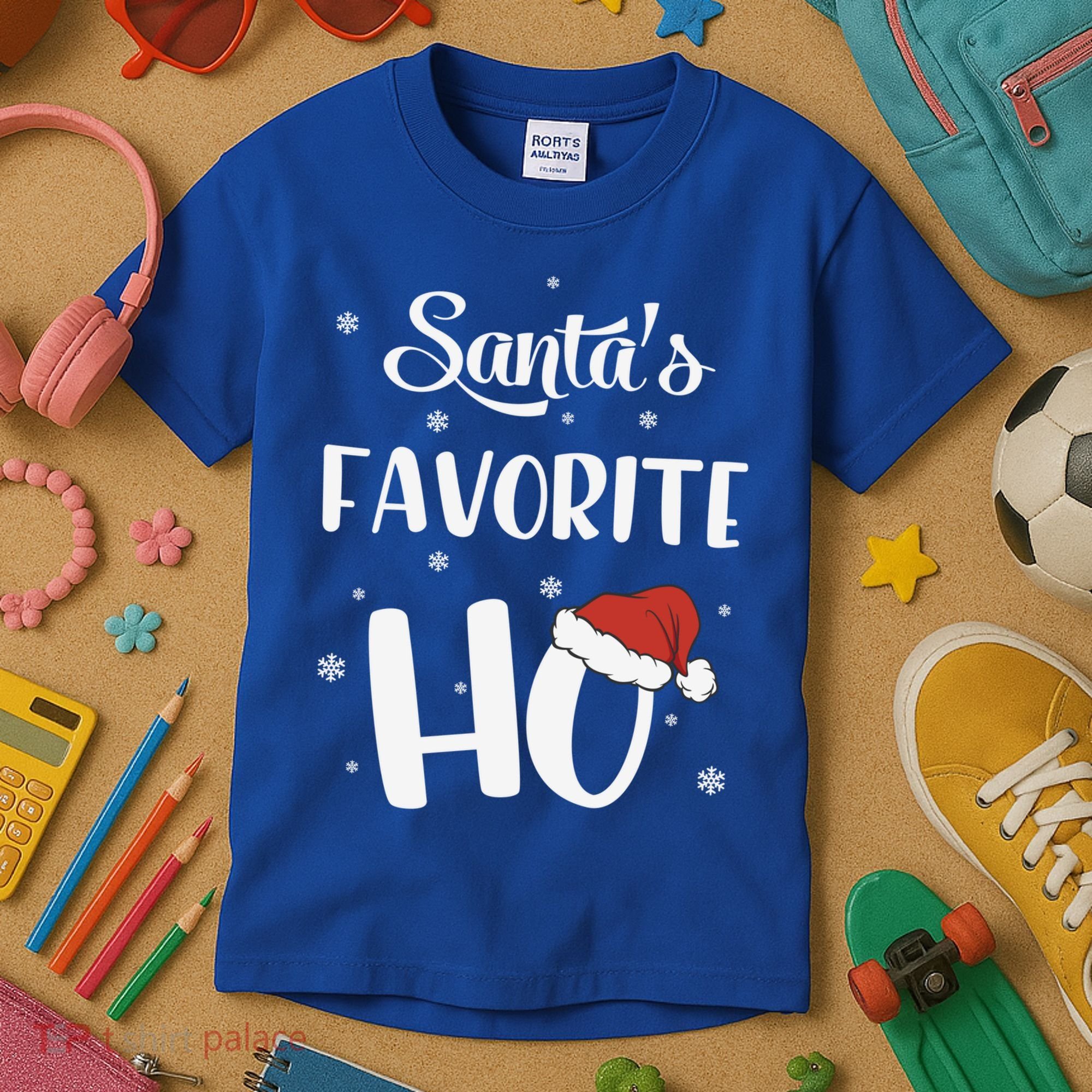 Santas Favorite Ho Funny Christmas Meaningful Gift Kids T-Shirt