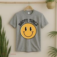 Smiley Face Happy Times T-Shirt thumb 2