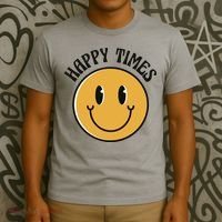 Smiley Face Happy Times T-Shirt thumb 3