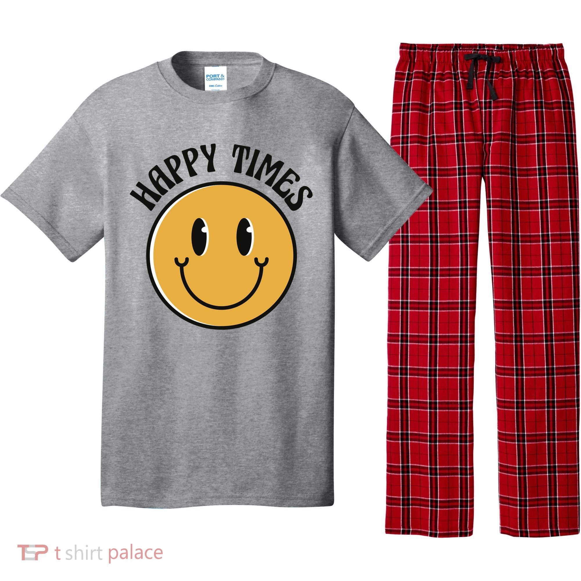 Smiley Face Happy Times Pajama Set