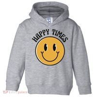 Smiley Face Happy Times Toddler Hoodie thumb 0