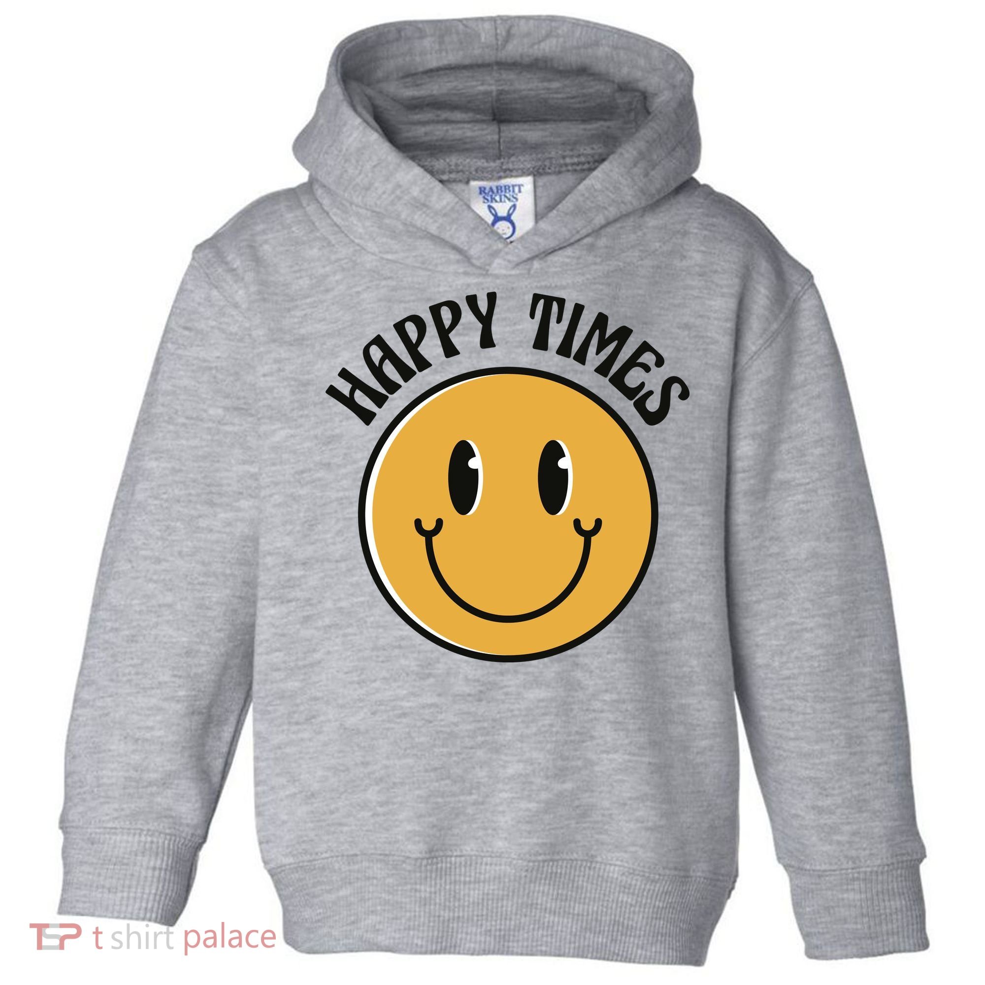 Smiley Face Happy Times Toddler Hoodie