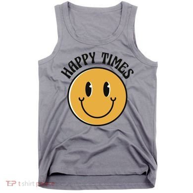 Smiley Face Happy Times Tank Top