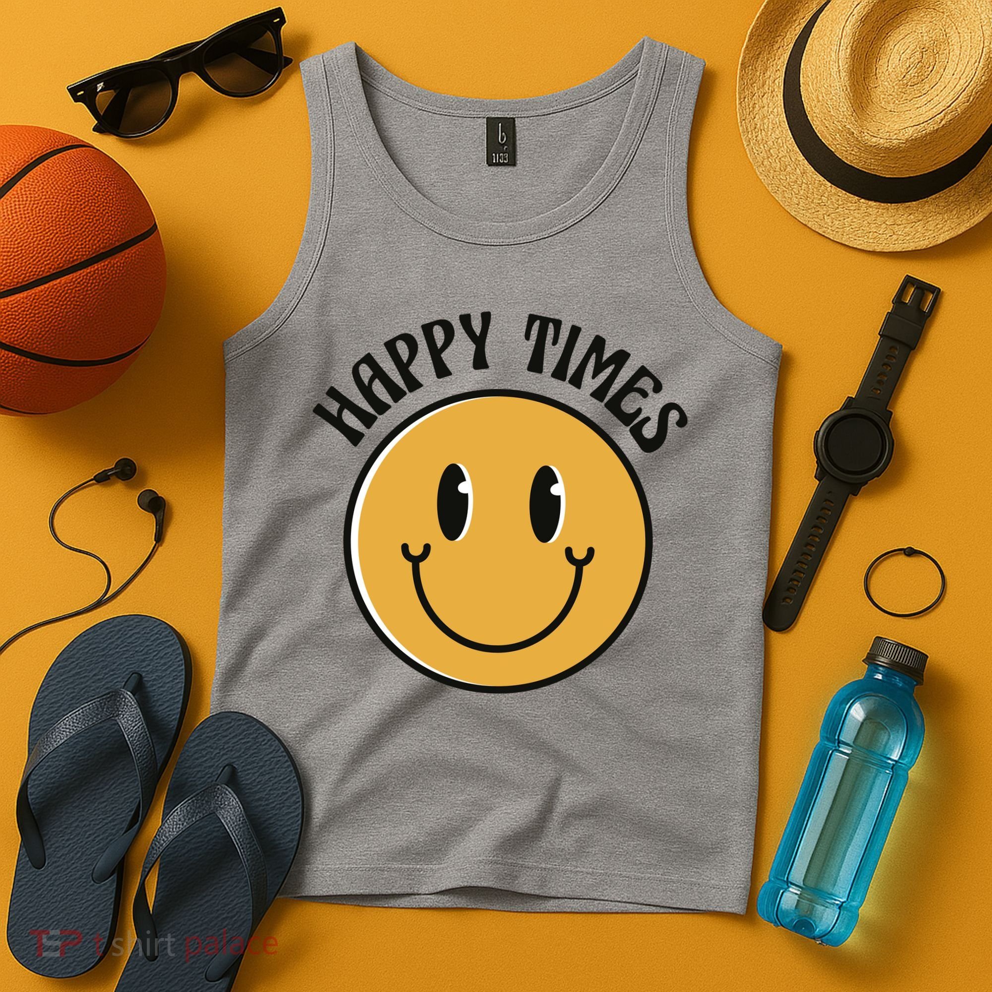 Smiley Face Happy Times Tank Top