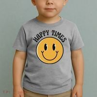 Smiley Face Happy Times Toddler T-Shirt thumb 2