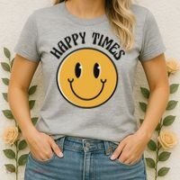 Smiley Face Happy Times Women's T-Shirt thumb 2