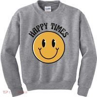 Smiley Face Happy Times Kids Sweatshirt thumb 0