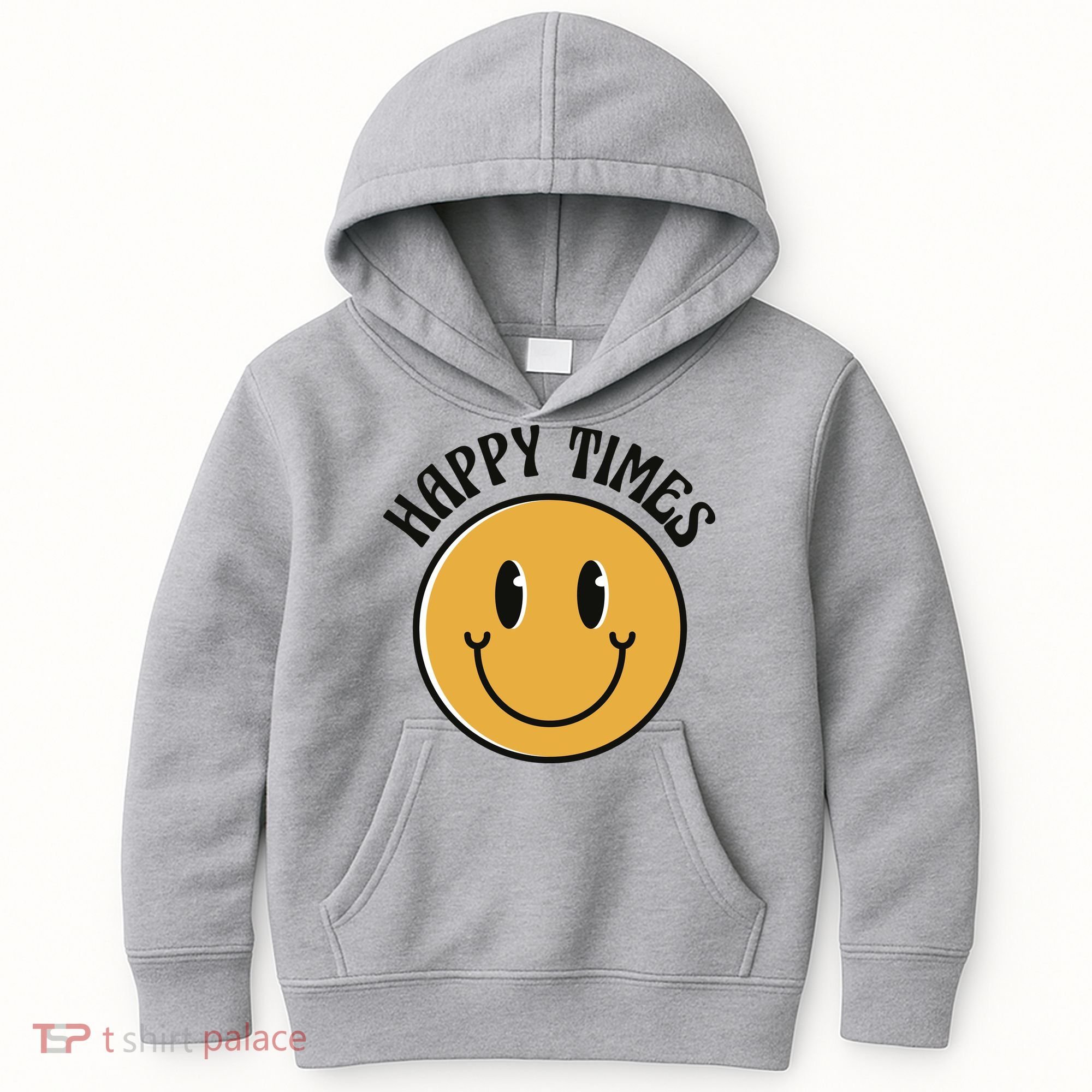 Smiley Face Happy Times Kids Hoodie