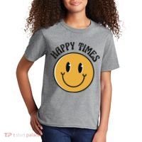Smiley Face Happy Times Kids T-Shirt thumb 2