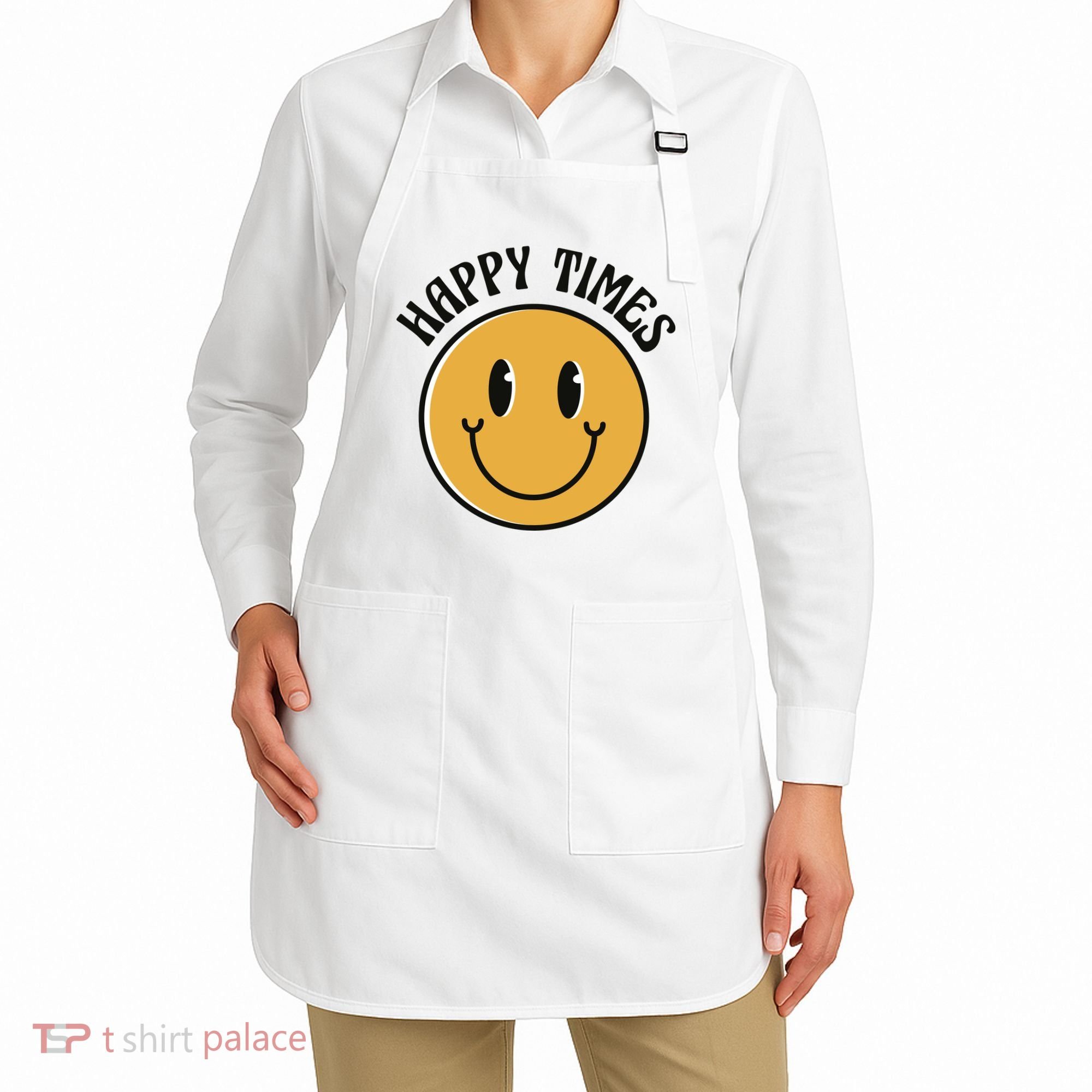 Smiley Face Happy Times Apron