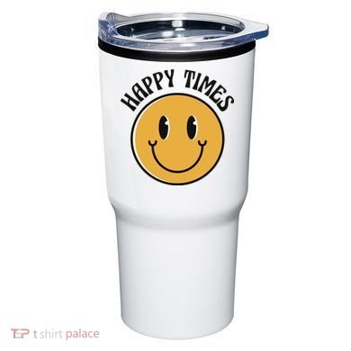 Smiley Face Happy Times Tumbler