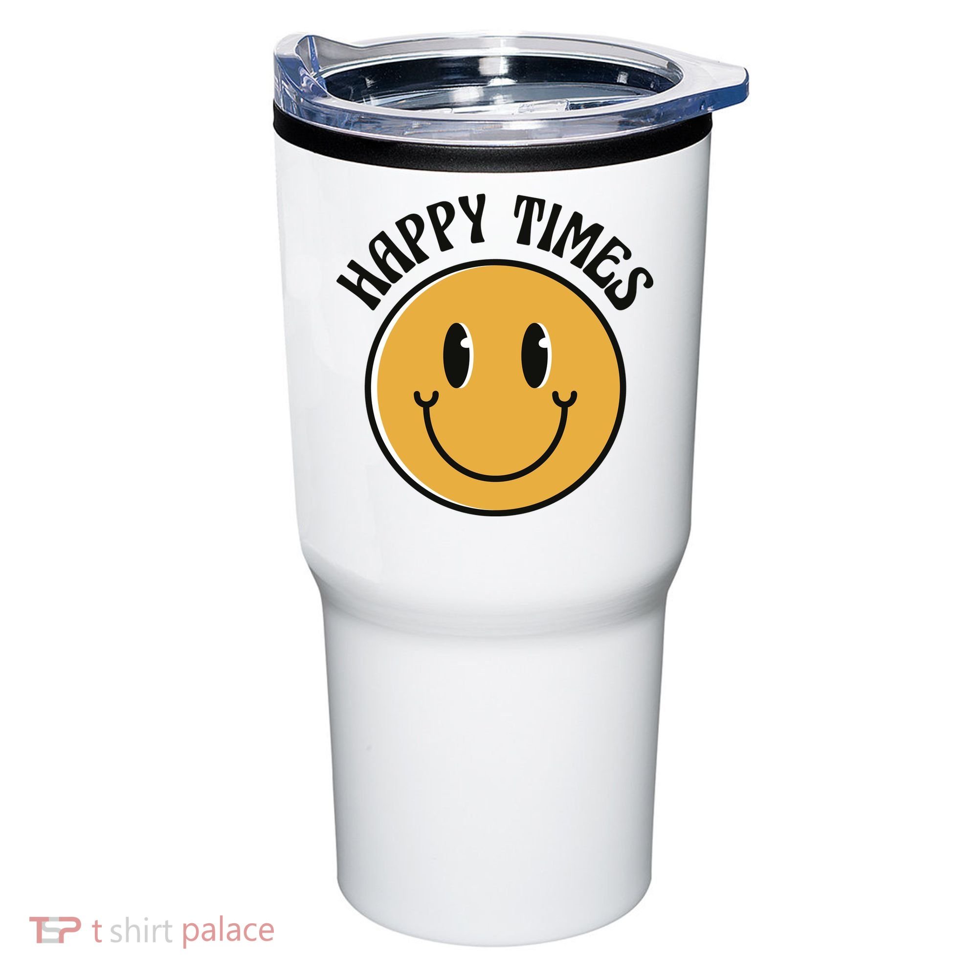 Smiley Face Happy Times Tumbler