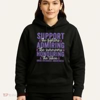 Support Fighters Honouring Taken Drug Overdose Awareness Hoodie thumb 5
