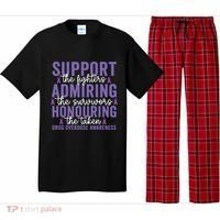 Support Fighters Honouring Taken Drug Overdose Awareness Pajama Set thumb 0