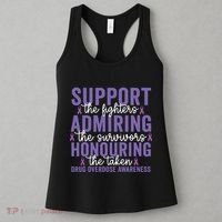 Support Fighters Honouring Taken Drug Overdose Awareness Women's Tank Top thumb 3