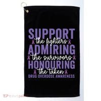 Support Fighters Honouring Taken Drug Overdose Awareness Golf Towel thumb 0