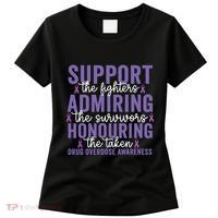 Support Fighters Honouring Taken Drug Overdose Awareness Women's T-Shirt thumb 0